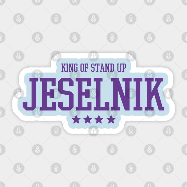 King of stand up comedy - Anthony Jeselnik Purple Sticker by Aspita